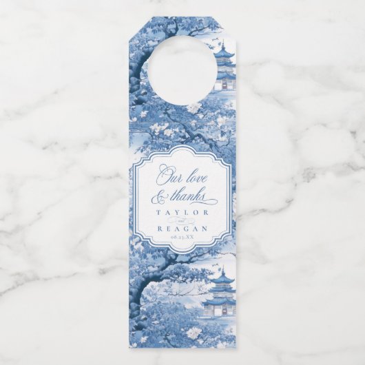 エレガント結婚ChinoiserieのID1094のID ボトルネックタグ (正面)