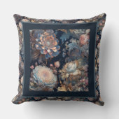 エレガント絵を描フローラ クッション (正面)