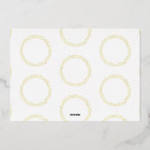 エレガント絵を描仕様 箔シーズンカード (裏面)