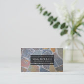 エレガント絵を描敷石 名刺 (スタンド正面)