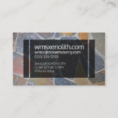 エレガント絵を描敷石 名刺 (裏面)