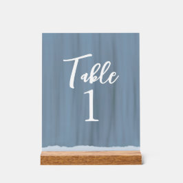 エレガント絵を描結婚表の番号 アクリルサイン