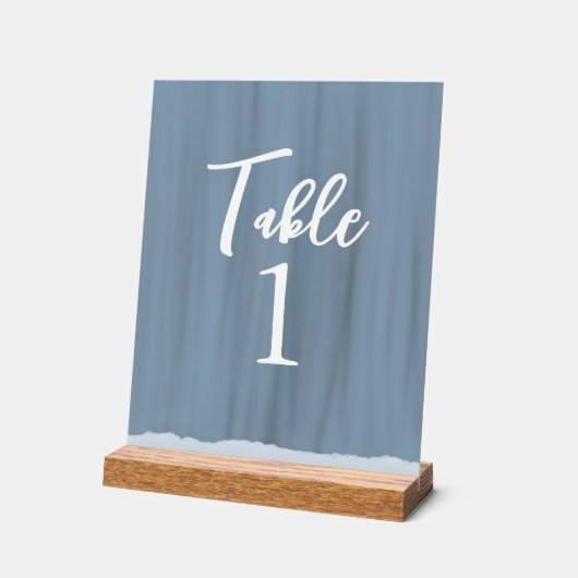 エレガント絵を描結婚表の番号 アクリルサイン (傾斜)