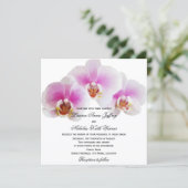 エレガント絵を描蘭結婚の 招待状 (スタンド正面)