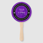 エレガント絹結婚12周年 ハンドファン (裏面)