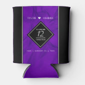 エレガント絹結婚12周年 缶クーラー (正面)