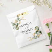 エレガント緑のユーカリ結婚プス フェイバーバッグ (封をした状態)