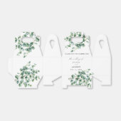 エレガント緑のユーカリ結婚プス フェイバーボックス (折り畳みなし)