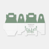 エレガント緑 フェイバーボックス (折り畳みなし)