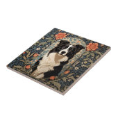 エレガント縁どコリー・ウィリアインスパイアム・モリス タイル (側面)