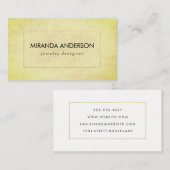 エレガント縁どフェイクGolden Chic Texture 名刺 (正面/裏面)