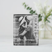 エレガント縁ど写真モダンChristmas (スタンド正面)