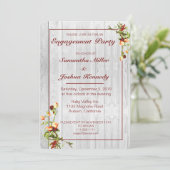 エレガント縁ど婚約パーティ 招待状 (スタンド正面)