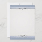 エレガント縁ど招待状 招待状 (裏面)