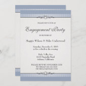 エレガント縁ど招待状 招待状 (正面/裏面)