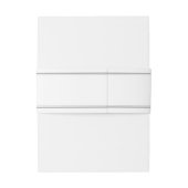 エレガント縁ど白黒ミニマ結婚リスト 招待状ベリーバンド (裏面例)