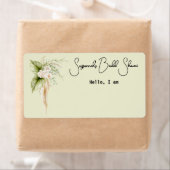 エレガント縁ど紙ラベル名タグ ラベル (インサイチュ)