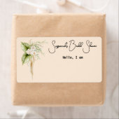 エレガント縁ど紙ラベル名タグ ラベル (インサイチュ)