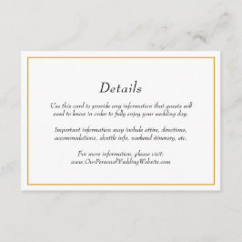 エレガント縁ど結婚詳細 エンクロージャーカード