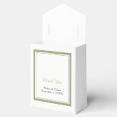 エレガント縁ど結婚金ゴールド フェイバーボックス (オープン)