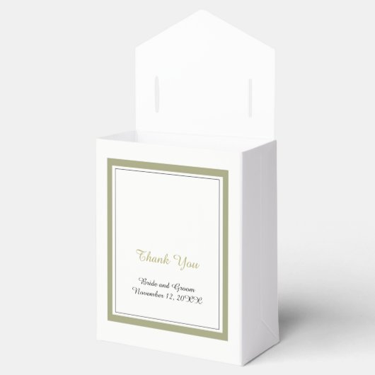 エレガント縁ど結婚金ゴールド フェイバーボックス (オープン)