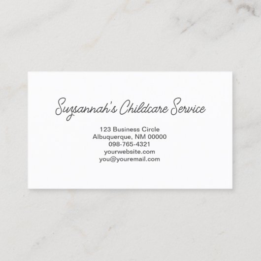 エレガント縁ど詳細右 名刺 (裏面)