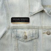 エレガント縁ど黒 名札 (インサイチュ)