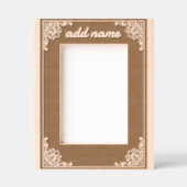 エレガント縁ど レーザー彫刻フレーム (正面)
