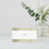 エレガント縁ど 名刺 (スタンド正面)