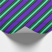 エレガント縞で飾ります ラッピングペーパー (角)