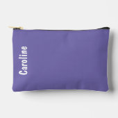 エレガント署名スクリプトモノグラム アクセサリーポーチ (正面)