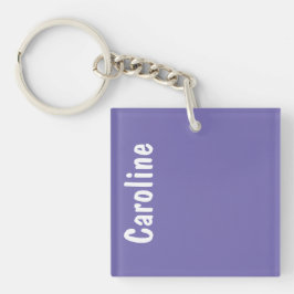 エレガント署名スクリプトモノグラム キーホルダー