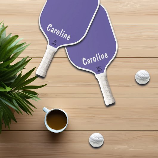 エレガント署名スクリプトモノグラム ピックルボールラケット