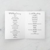 エレガント署名スクリプト黒と白結婚の プログラム (内部)