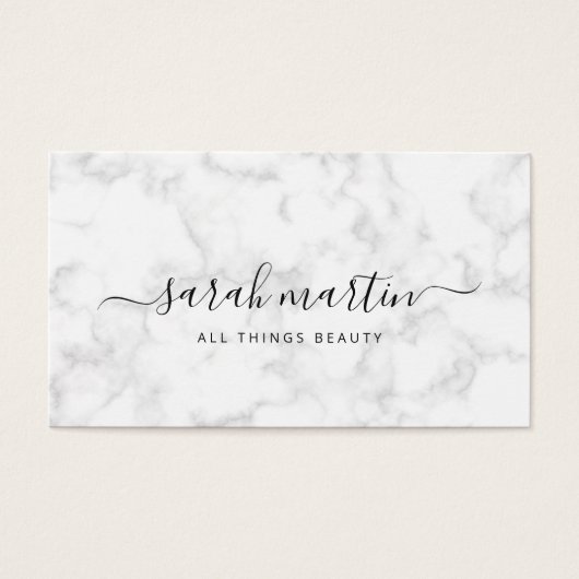 エレガント美しいサロン大理石ギフト証明書 (正面)