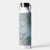 エレガント美しいモダン抽象芸術フラクタルアートフラワー ウォーターボトル (正面)