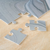 エレガント美しいモダン抽象芸術フラクタルアートフラワー ジグソーパズル (側面)