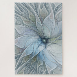 エレガント美しいモダン抽象芸術フラクタルアートフラワー ジグソーパズル