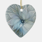 エレガント美しいモダン抽象芸術フラクタルアートフラワー セラミックオーナメント (右)