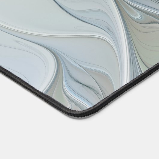 エレガント美しいモダン抽象芸術フラクタルアートフラワー デスクマット (コーナー)