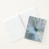 エレガント美しいモダン抽象芸術フラクタルアートフラワー ノートブック (内部)