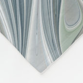 エレガント美しいモダン抽象芸術フラクタルアートフラワー フリースブランケット (角)