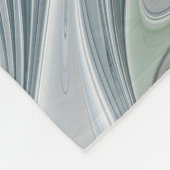 エレガント美しいモダン抽象芸術フラクタルアートフラワー フリースブランケット (角)