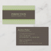 エレガント美しい名刺：: perfect 6BL 名刺 (正面/裏面)
