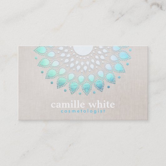 エレガント美容科ホリスティックスキンケアとヘア 名刺 (正面)