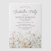 エレガント美野花卒業会 ベラム紙招待状 (正面)