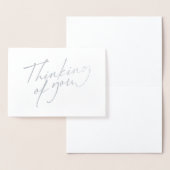 エレガント考えのYouスクリプト 箔カード (ディスプレー)