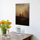 エレガント聖なる書物、 経典 |の結婚写真へようこそ 箔ポスター (レイダウン (キッチン))