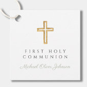 エレガント聖緑の宗教少年ファースト・コミュニオン フェイバータグ