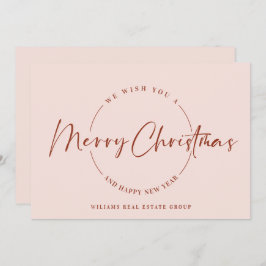 エレガント聖降誕祭のミニマリスト シーズンカード